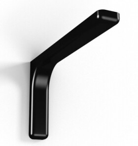 Bolis podpěra police Leonardo černá velikost: 240mm (23_0300_240_54)