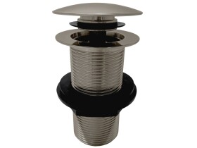 RAV Slezák - Výpusť umyvadlová CLICK-CLACK 5/4'' bez přepadu, Metal Grey - lesklá MD0798MGL MD0798MGL