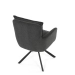 Jídelní židle, šedá, manšestrová látka, HC-X1128 GREY2