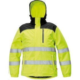 CRV Cerva Bunda KNOXFIELD Hi-Vis WINTER pánská reflexní zimní s odnímatelnou kapucí žlutá 3XL žlutá