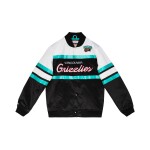 Mitchell & Ness Pánská bunda Vancouver Grizzlies NBA Script Heavyweight Satin Velikost: S