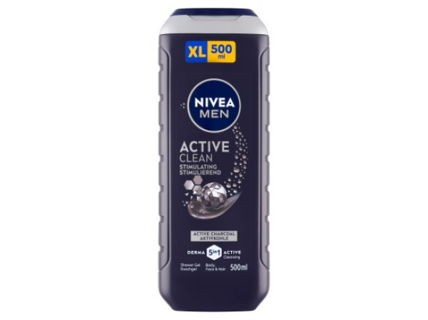 Nivea Men Active Clean 3 v 1 sprchový gel 500 ml
