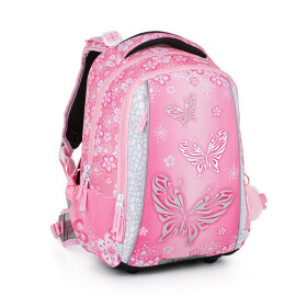 Bagmaster VEGA 23 A školní batoh - motýlci Růžová 22 l 230241
