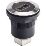 Schlegel Vestavný konektor USB 2.0 typ A, dvojitý zásuvka, vestavná RRJ_2USB 2x USB zásuvka typu A ⇔ 2 x USB zástrčka typu A RRJ_