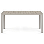 Zahradní stůl 162x90cm, hliník, polywood, béžová, AZT-S1514 CRM
