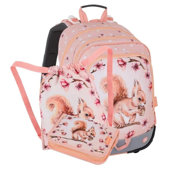 Bagmaster ALFA 26 A malý školní set pro prvňáčky – veverka Oranžová 23 l 191815