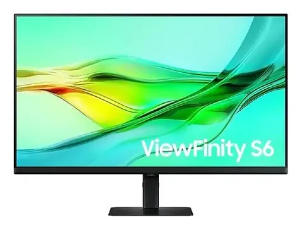 32" Samsung ViewFinity S6 S32D604UAU černá / Monitor / IPS / QHD / 100Hz / USB-C 90W / Daisy Chain / KVM (LS32D604UAUXEN)