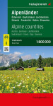 Alpské země 1:800 000 cestovní mapa