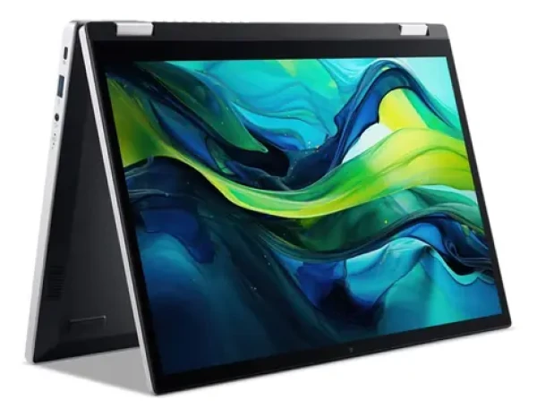 Acer Aspire Go Spin 14 stříbrná / Notebook 2v1 / 14" WUXGA T / Intel Core 3 N355 / 16GB / 512GB SSD / Intel UHD / W11H (NX.J3UEC.002)