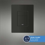 GROHE - Start Round Set předstěnové instalace, klozetu Start Round, sedátka Softclose a tlačítka Even, matná černá 103847SH00