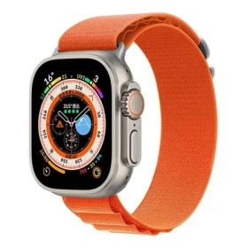 Devia Deluxe Sport5 44/45/49mm oranžová / Řemínek pro Apple Watch / Nylonový / Nastavitelný (6938595381850)