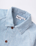 Service Works House Gingham FOH Jacket Blue M