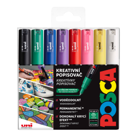 Posca PC-1M, mm, barev