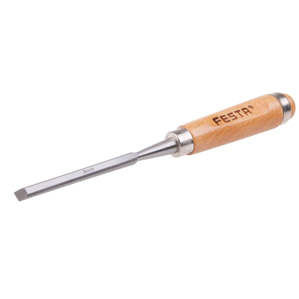 FESTA 19491 Dláto 8mm, CrV, dřevěná rukojeť