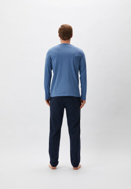 Pánské pyžamo 111791 4R567 61436 tm. modré - Emporio Armani L