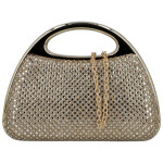 Luxusní dámská plesová kabelka Michelle Moon Selwix, zlatá
