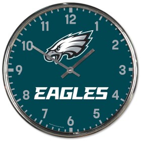 Hodiny Philadelphia Eagles NFL Chrome Team Design
