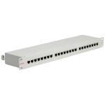 DIGITUS 19 Patch panel / nestíněný / 16 portů / neosazený / 1U / černá barva / RAL 9005 (4016032157441)