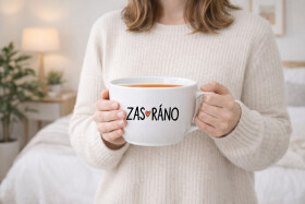 ZAS_RÁNO - MEGA XXL keramický hrnek 1000 ml