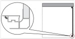 HOPA - Sprchová zástěna ANTA FISSA MA - BARVA rámu - Bílá, Rozměr A - 80 cm, Rozměr C - 185 cm, Směr zavírání - Univerzální Levé / Pravé, Výplň - Polystyrol 2,2 mm (acrilico) BSAFI80MAP