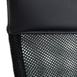 Kancelářská židle, houpací mechanismus, černá síťovina, KA-L601 BK