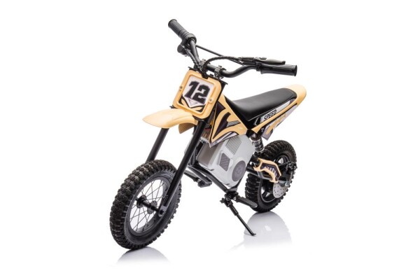 Mamido Dětská elektrická motorka Cross 350W 36V béžová