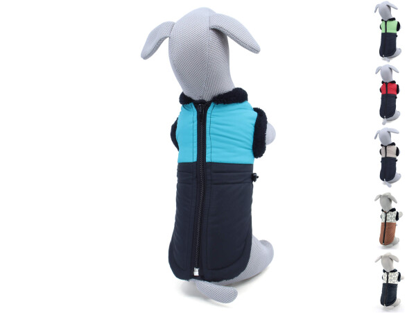Pes-tex Bruno zimní bunda pro psa Barva: Hnědá, Délka zad (cm): 31, Obvod hrudníku: 24 - 42 cm