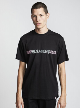 Element KRESS FLINT BLACK pánské tričko krátkým rukávem