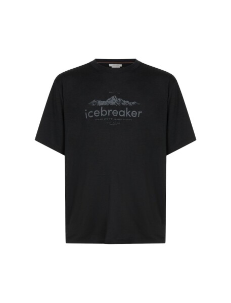 ICEBREAKER Mens Merino 150 Tech Lite SS Rlxd T ibHeritage, Black velikost: S