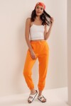 HAKKE Women's Orange Pocket Sweatpants