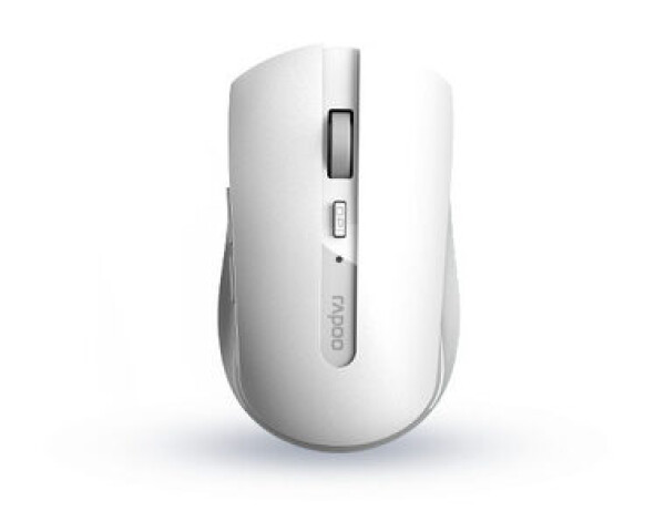 Rapoo 7200M Multi-mode bílá / bezdrátová optická myš / 1600 DPI / 2.4 Ghz / BT 3.0 a 4.0 / 6 tl. + kolečko (6940056180438)