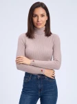 HOSH Dámský rolák Rosa taupe Velikost: L/XL