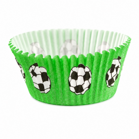 Cake star papírové košíčky na muffiny a cupcakes barevné 50x30 mm 100ks-vzor 1