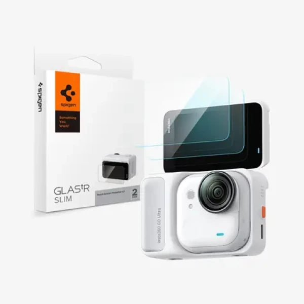 Spigen Glass tR Slim ochranné sklo pro Insta360 Go Ultra / 2ks (AGL11171)
