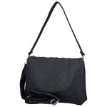 Stylová dámská koženková crossbody kabelka Cindra, tmavě modrá