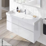 VILLEROY & BOCH - Collaro Umyvadlová skříňka, 1154x546x444 mm, 4 zásuvky, Glossy White C01200DH