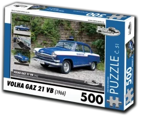 RETRO-AUTA Puzzle č. 51 Volha Gaz 21 VB (1966)