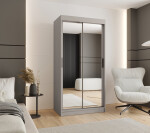 Šatní skříň Abi Rubino T3 Rozměry: 150 cm, Barva korpusu + barva dveří: Kašmír