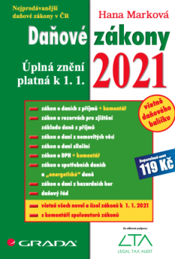 Daňové zákony 2021 - Hana Marková - e-kniha
