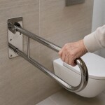 Sklopné koupelnové madlo Chrome REA-89056