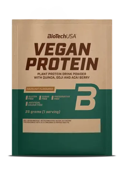 BioTech Vegan Protein 25 g hazelnut (14387)