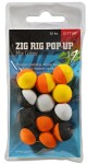 Giants Fishing Pěnové plovoucí boilie Zig Rig Pop-Up 14mm - mix colour 12ks,Giants Fishing Pěnové plovoucí boilie Zig Rig Pop-Up 14mm - mix colour 12k