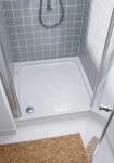 DURAVIT - D-Code Sprchová vanička 1000x1000 mm, Antislip, alpská bílá 720103000000001