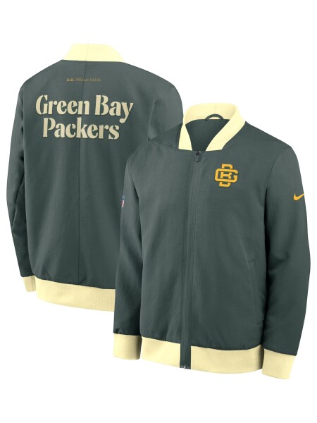 Nike Pánská bunda Green Bay Packers NFL 2026 Rivalries Sideline Bomber Velikost: M