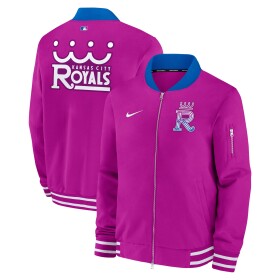 Nike Pánská bunda Kansas City Royals MLB City Connect Dugout Bomber Velikost: S