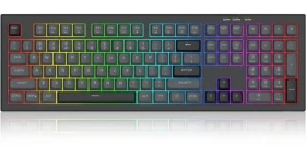 Redragon K518 Crux černá / Herní klávesnice / RGB / USB / US (K518-RGB-GB Crux)