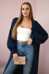 Svetr dlouhý kardigan Tmavý denim UNI