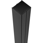 CERANO - Rozšiřovací profil pro boční stěnu Porte, Santoro, Lantono L/P - černá - 15 mm CER-668815