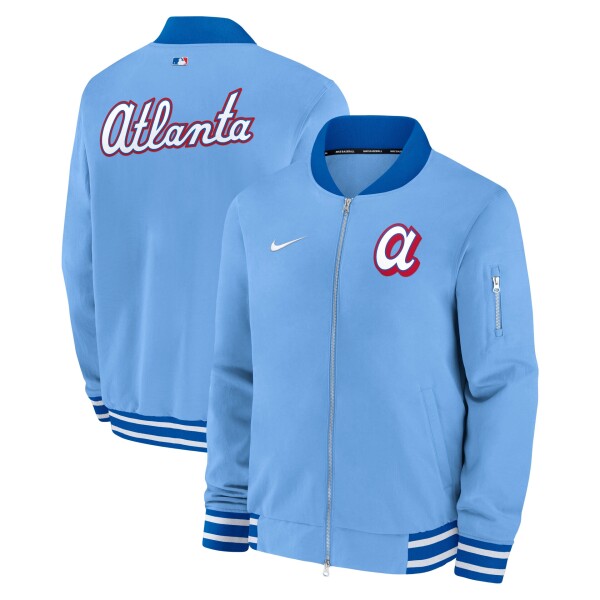Nike Pánská bunda Atlanta Braves MLB City Connect 2026 Authentic Dugout Bomber Velikost: XL