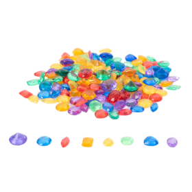 TickiT Třídicí průhledné diamanty (144 ks)